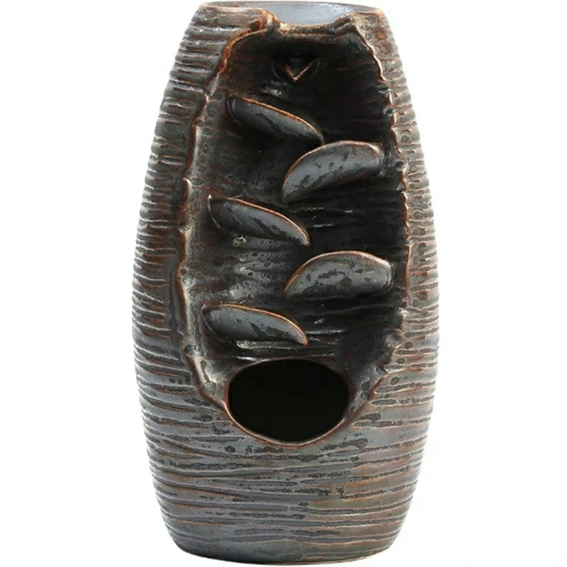 Ceramic incense burner ceramic lotus small pillar backflow incense burner spot can be mixed batch