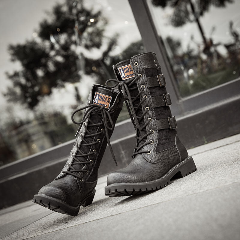 Men's Boots AliExpress Explosion Martin Boots Men's Boots 983 Performance Boots Robber Tomb Zhang Qiling cosplay shoes