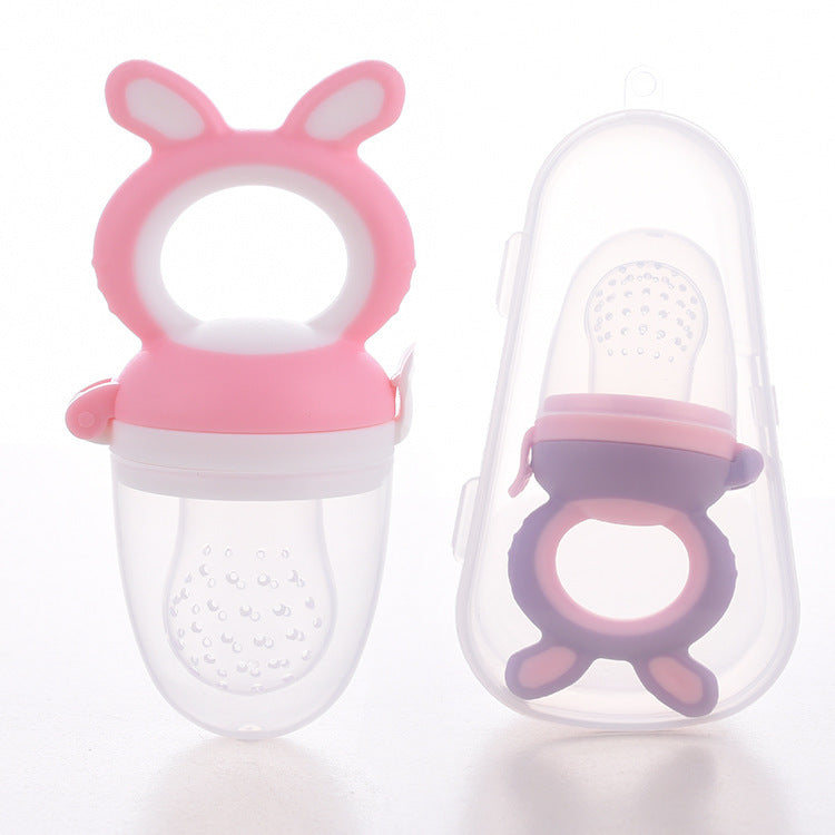 New baby bite music fruit and vegetable music net bag baby pacifier fruit and vegetable food supplement factory direct sales
