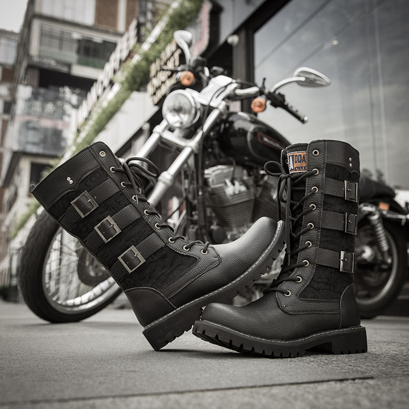 Men's Boots AliExpress Explosion Martin Boots Men's Boots 983 Performance Boots Robber Tomb Zhang Qiling cosplay shoes