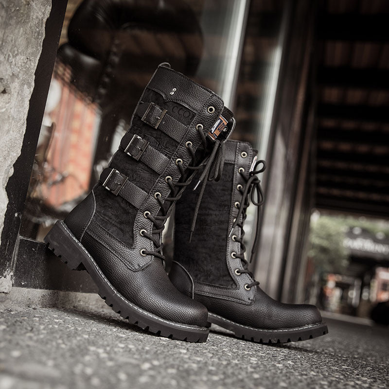 Men's Boots AliExpress Explosion Martin Boots Men's Boots 983 Performance Boots Robber Tomb Zhang Qiling cosplay shoes