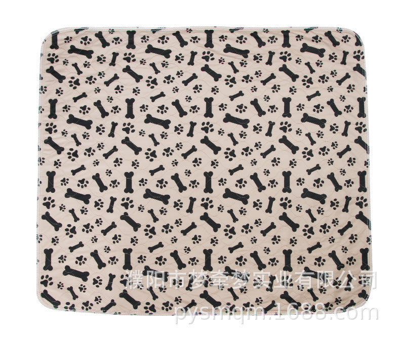 Pet water absorbent urine pad three-layer waterproof PVC pet diapers can be washed repeatedly
