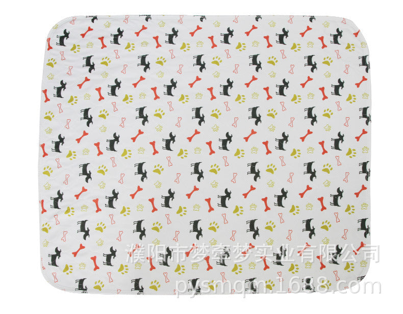 Pet water absorbent urine pad three-layer waterproof PVC pet diapers can be washed repeatedly