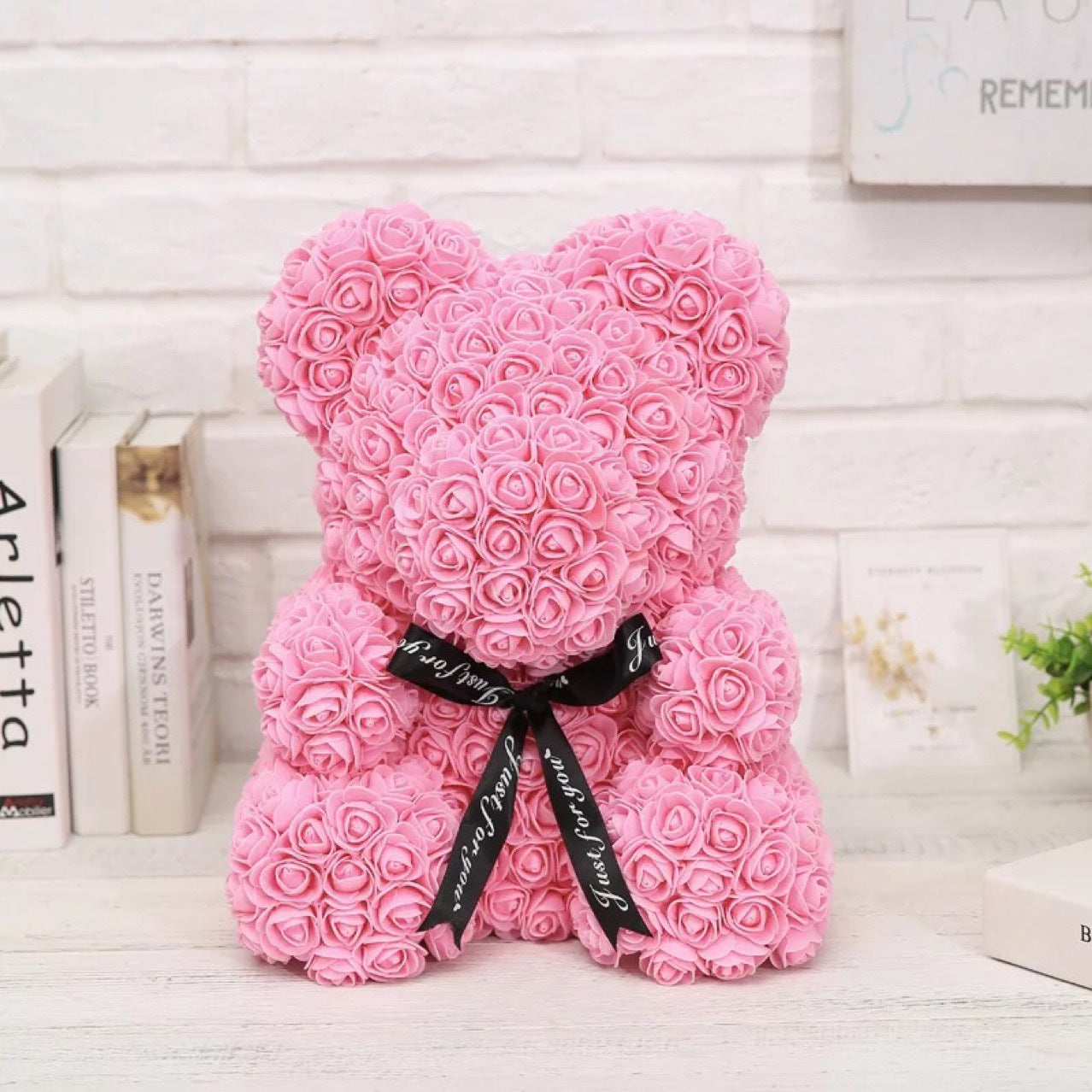 Rose Flower Artificial Red Teddy Bear For Birthday Gifts Valentine's Day Gift Plush Rose Bear Creative Gifts Toys for Girlfriend