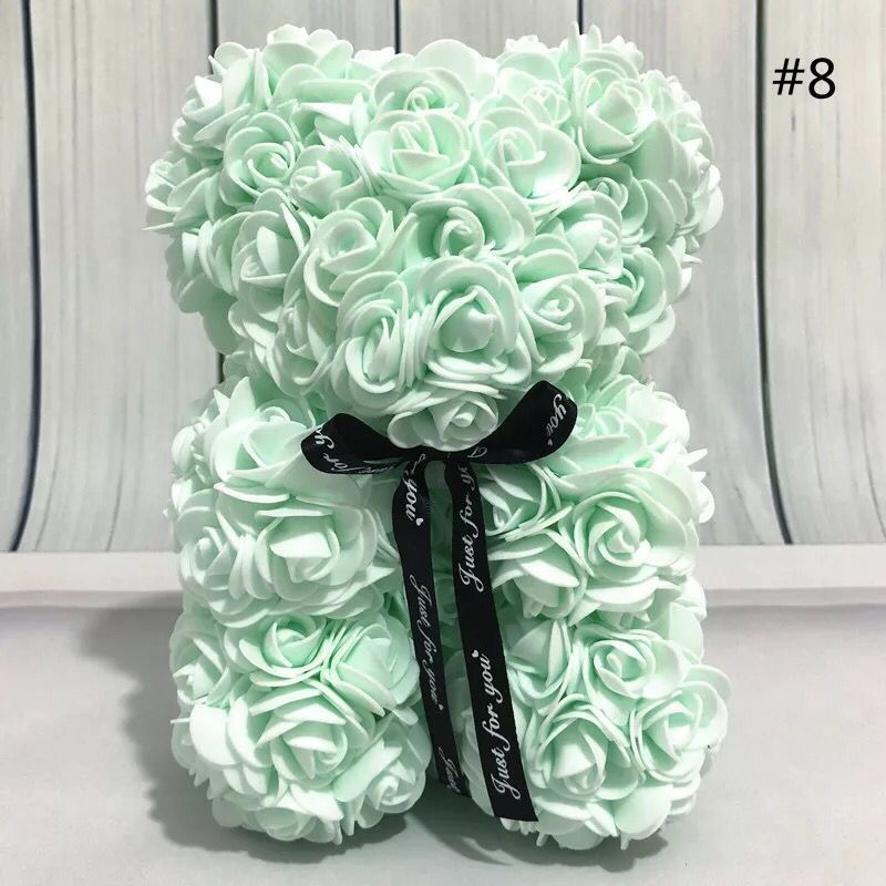 Rose Flower Artificial Red Teddy Bear For Birthday Gifts Valentine's Day Gift Plush Rose Bear Creative Gifts Toys for Girlfriend