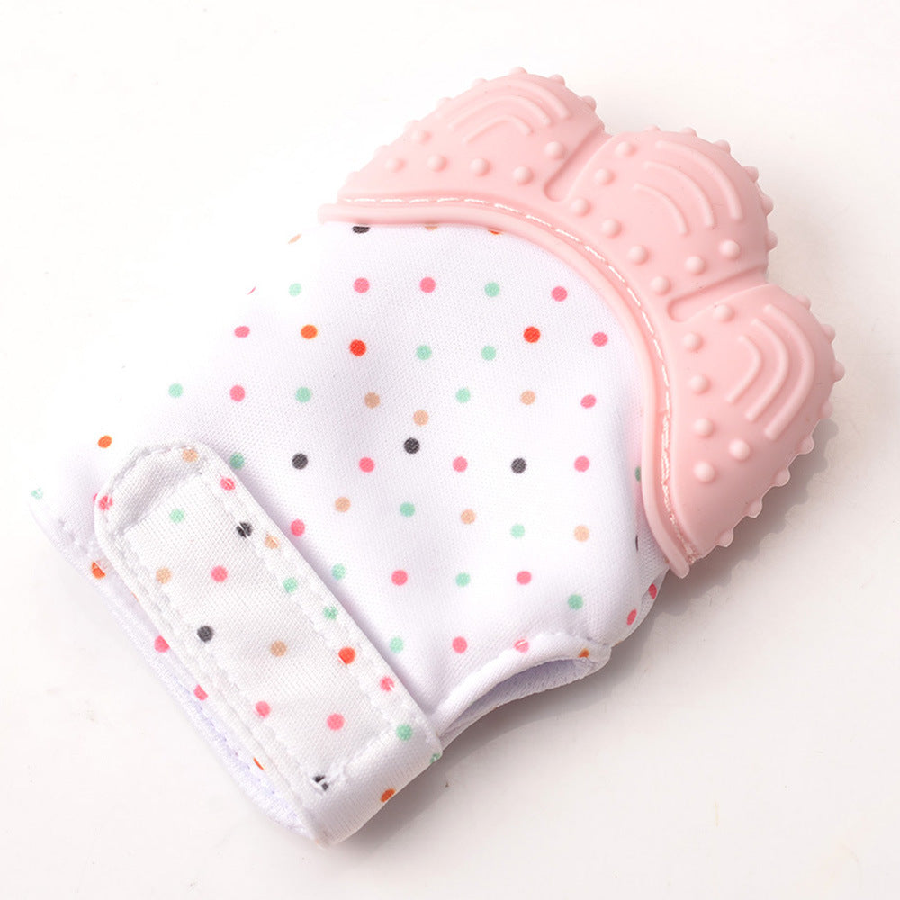 Baby Molar Gloves Silicone Baby Teether Gloves Newborn Anti-eating Hand Molar Gloves Baby Molar Toys