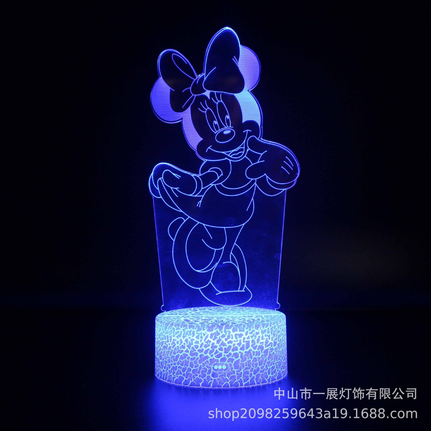 Exclusively for Amazon Explosion Mickey series colorful creative 3D lights LED night light gift table lamp visual lights