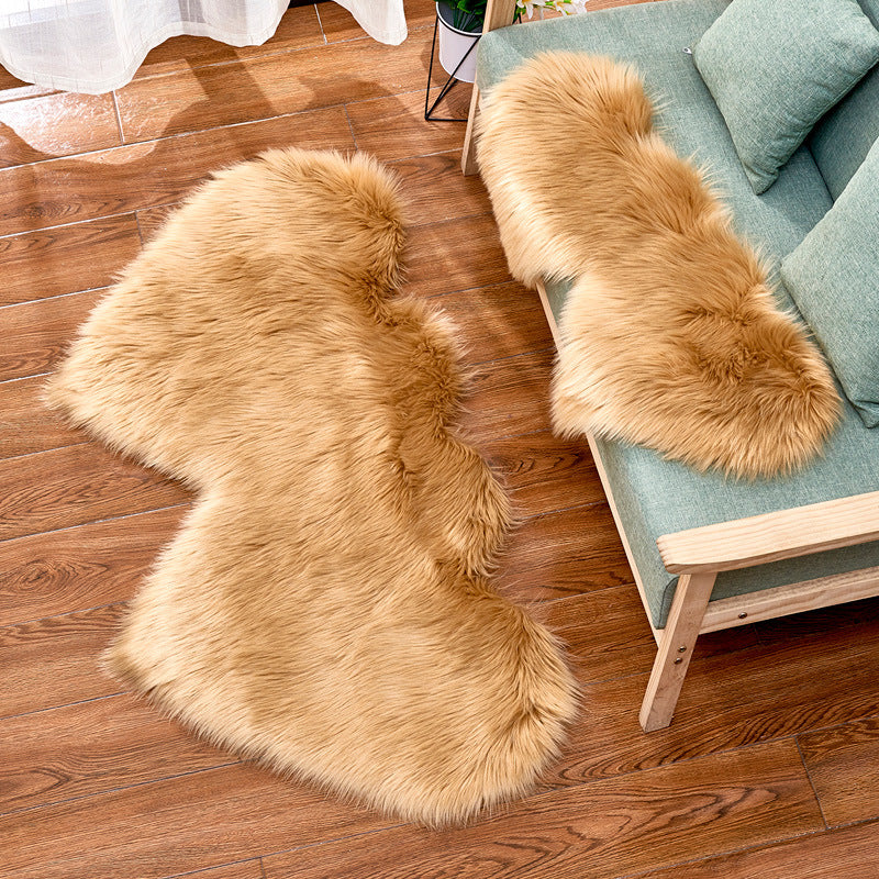 2020 Cross-border Creative Love Plush Carpet Fashion European Style Floor Mat Blanket Sofa Cushion Ottoman One Drop Shipping