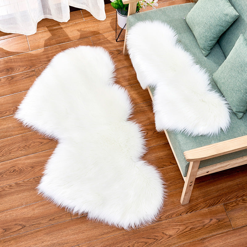 2020 Cross-border Creative Love Plush Carpet Fashion European Style Floor Mat Blanket Sofa Cushion Ottoman One Drop Shipping