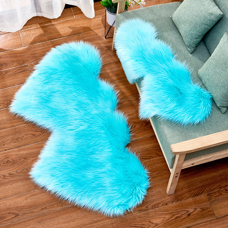 2020 Cross-border Creative Love Plush Carpet Fashion European Style Floor Mat Blanket Sofa Cushion Ottoman One Drop Shipping