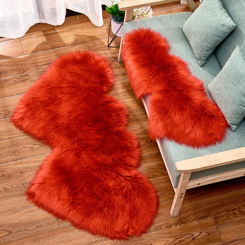 2020 Cross-border Creative Love Plush Carpet Fashion European Style Floor Mat Blanket Sofa Cushion Ottoman One Drop Shipping