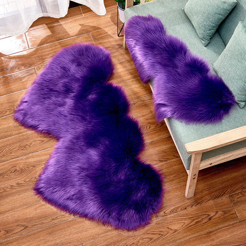 2020 Cross-border Creative Love Plush Carpet Fashion European Style Floor Mat Blanket Sofa Cushion Ottoman One Drop Shipping