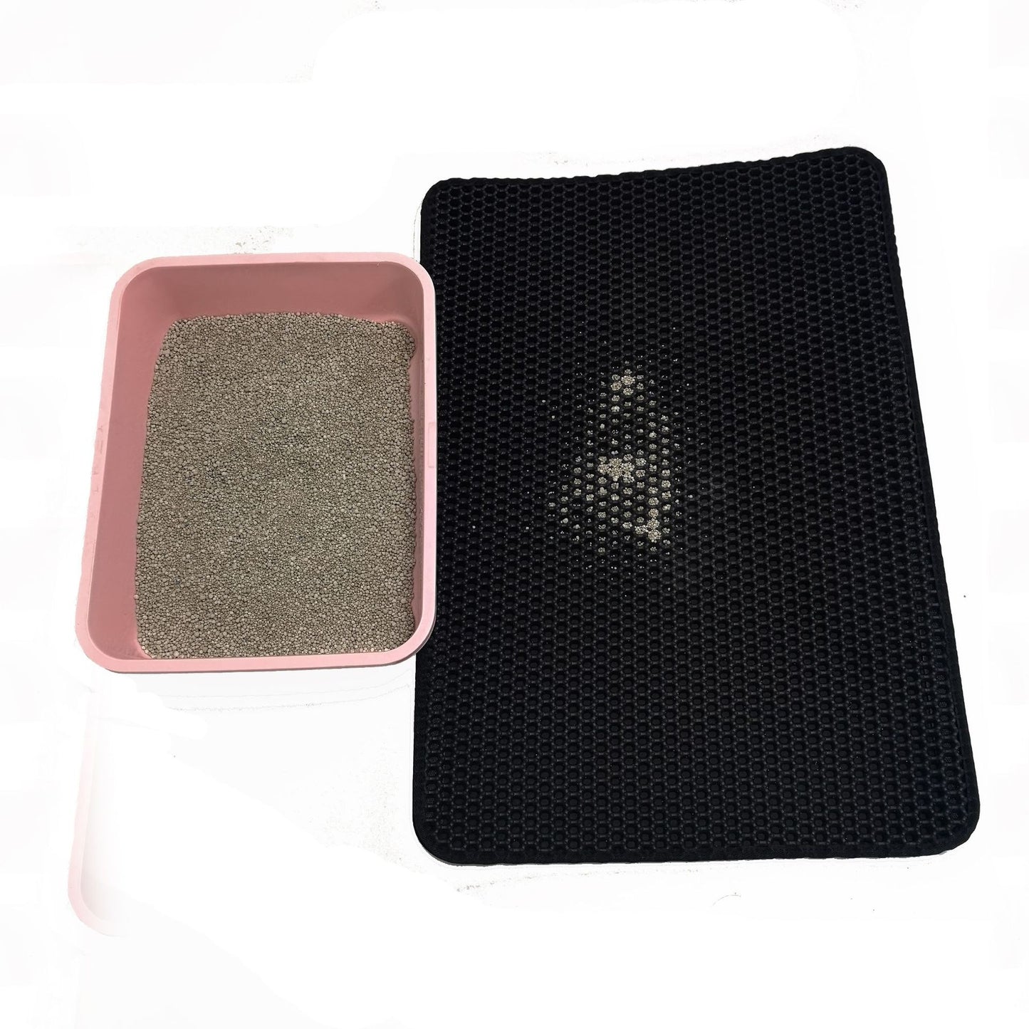 Waterproof Pet Cat Litter Mat EVA Double Layer Cat Litter Trapping Pet Litter Cat Mat Clean Pad Products For Cats Accessories