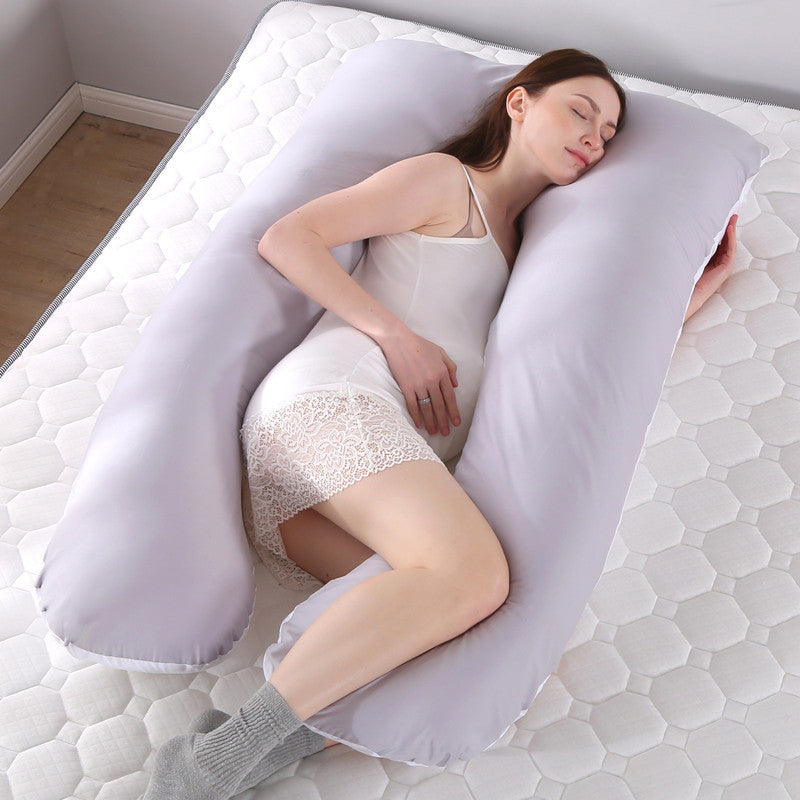 Multifunctional maternity pillow side pillow cotton removable and washable U-shaped nap pillow cushion factory direct sales