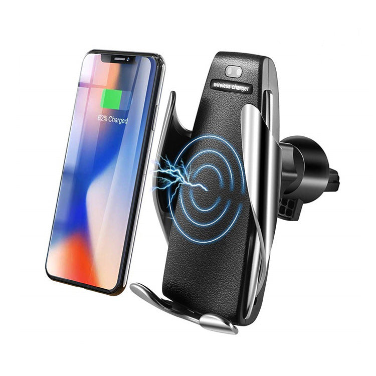 Car wireless charger Smart sensor phone charger Car navigation bracket gift