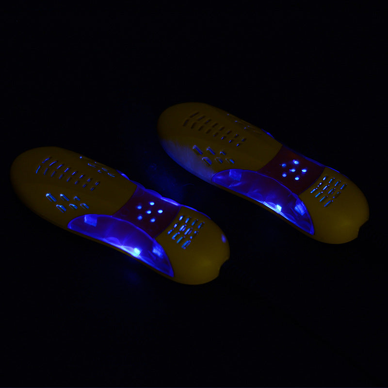 Free Shipping Race Car Shape Voilet Light Shoe Dryer Foot Protector Boot Odor Deodorant Dehumidify Device Shoes Drier Heater