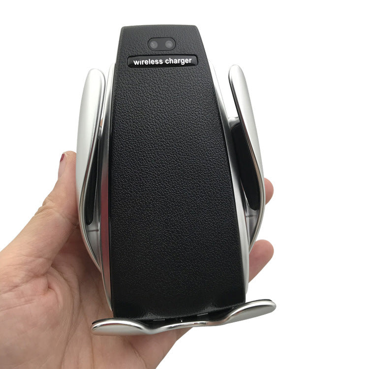 Car wireless charger Smart sensor phone charger Car navigation bracket gift