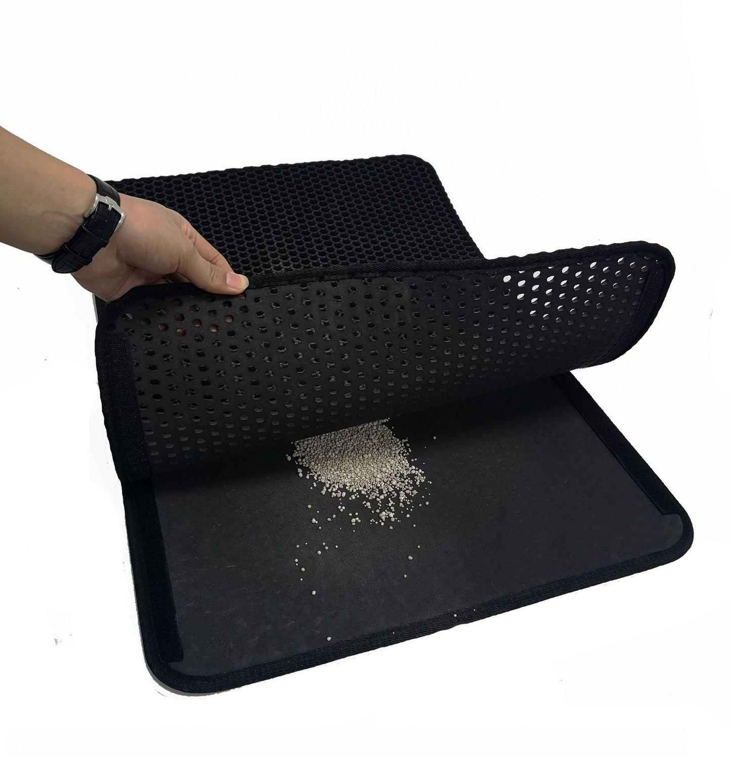 Waterproof Pet Cat Litter Mat EVA Double Layer Cat Litter Trapping Pet Litter Cat Mat Clean Pad Products For Cats Accessories