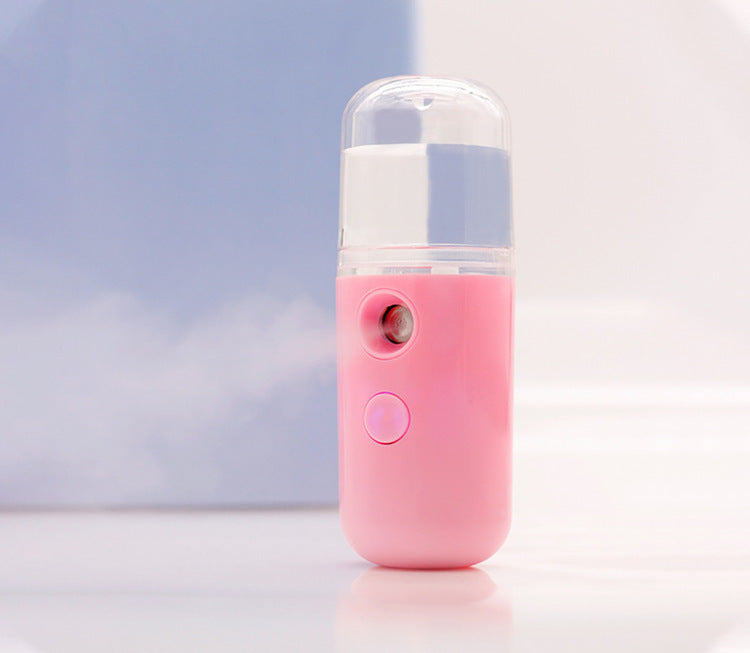 Small pill nano spray moisturizer steam face device mini cold spray portable beauty device humidifier can spray alcohol