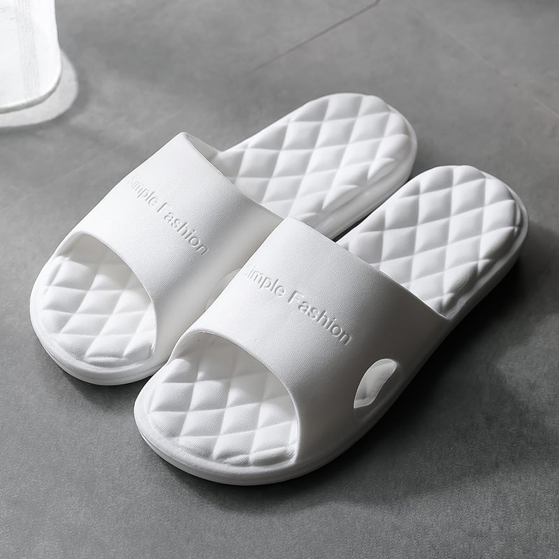 New foreign trade indoor bath slippers custom manufacturer, one-piece massage bathroom non-slip soft bottom eva slippers