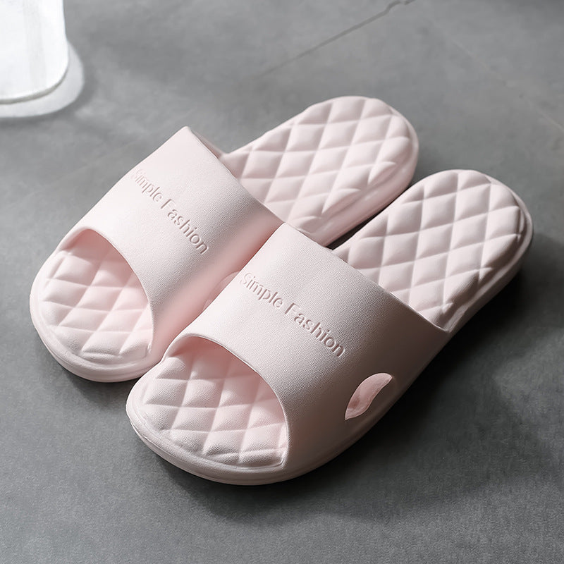 New foreign trade indoor bath slippers custom manufacturer, one-piece massage bathroom non-slip soft bottom eva slippers