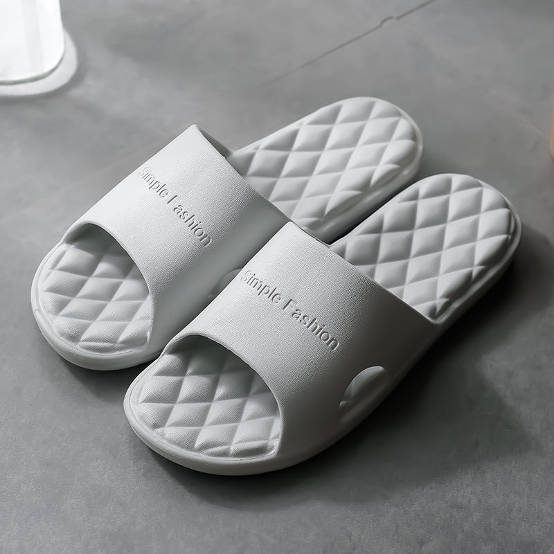 New foreign trade indoor bath slippers custom manufacturer, one-piece massage bathroom non-slip soft bottom eva slippers
