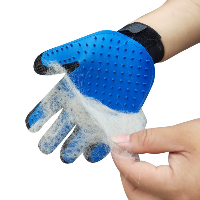 Hair removal cat gloves, pet cleaning massage gloves, pet bathing lice comb beauty gloves factory direct sales