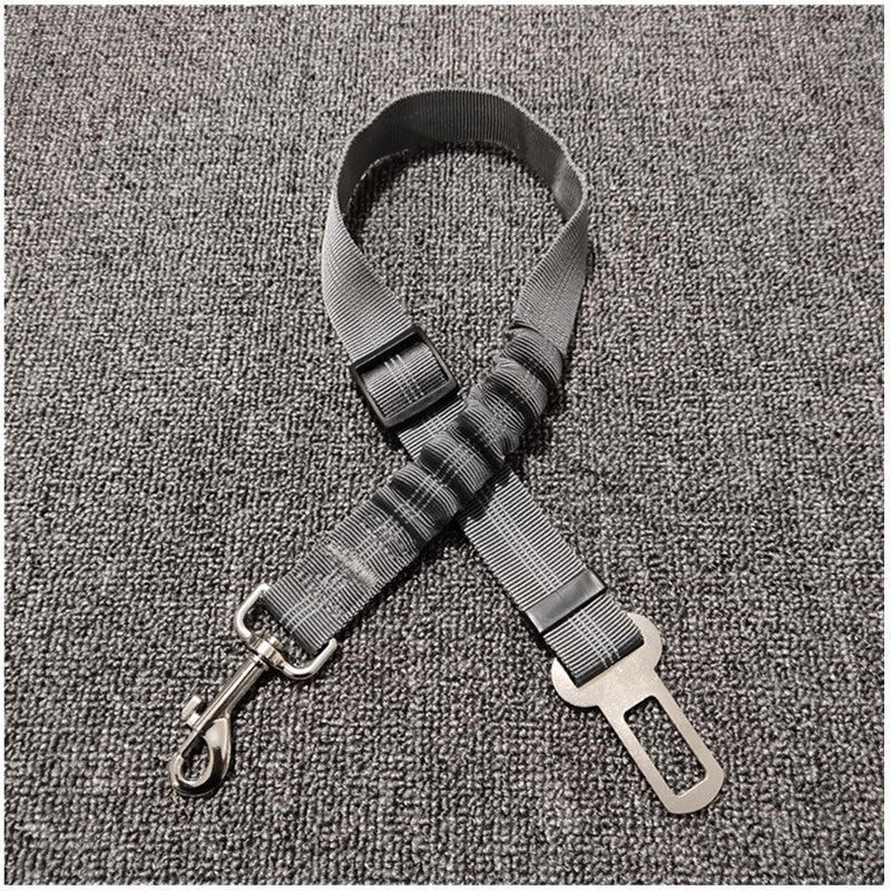 Pet car reflective elastic seat belt Explosive model dog car cushion seat belt dog chain manufacturer