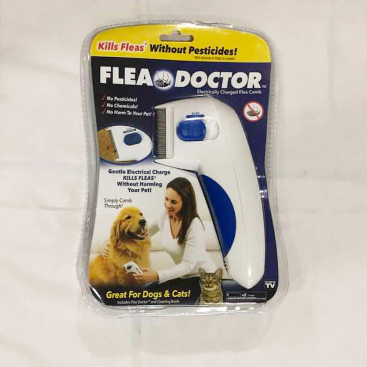 flea doctor new electric lice remover flea cleaning brush comb lice removal comb pet dog lice catcher