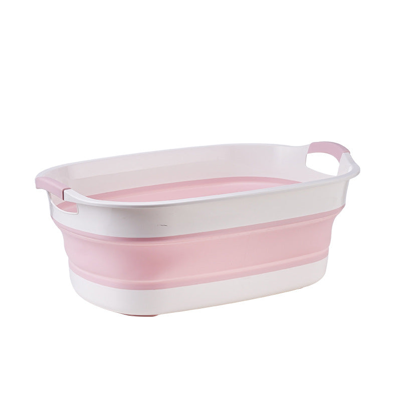 Folding Baby Bath Tub Bathroom Accessories Portable Non-Slip Bathtub Newborn Pet Bathtub Multifunction Bathroom Organizers