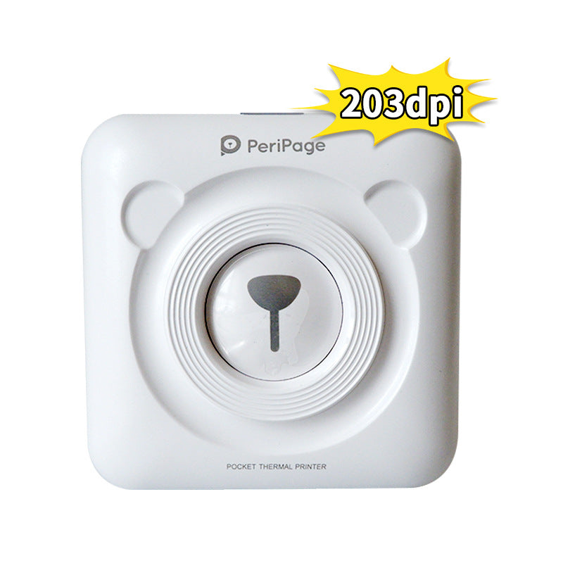 PeriPage love bear portable pocket phone photo wrong title notes account bar code label printer