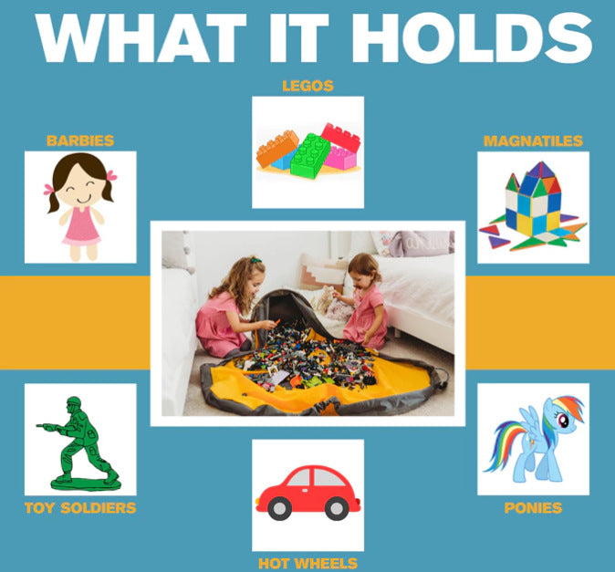 Multifunctional Portable Outdoor Travel Bags Storage Bag Organizer Pouch Toy Bag Basket Integrated Waterproof Storage Bucket