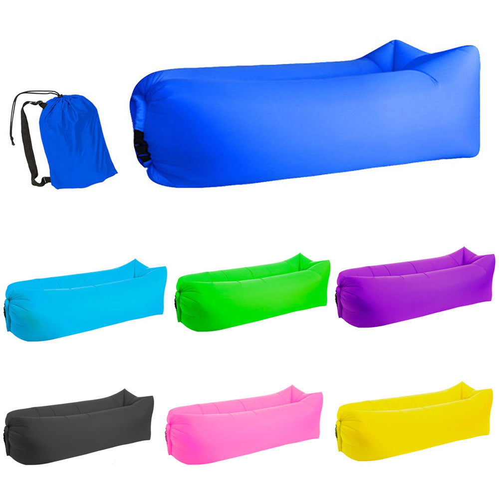 Outdoor Europe and America lazy sofa portable collapsible inflatable sofa beach sleeping bag camping air sofa bed