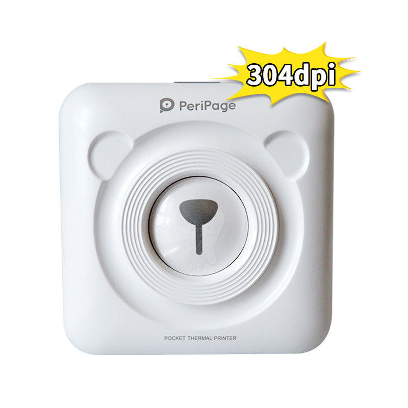 PeriPage love bear portable pocket phone photo wrong title notes account bar code label printer