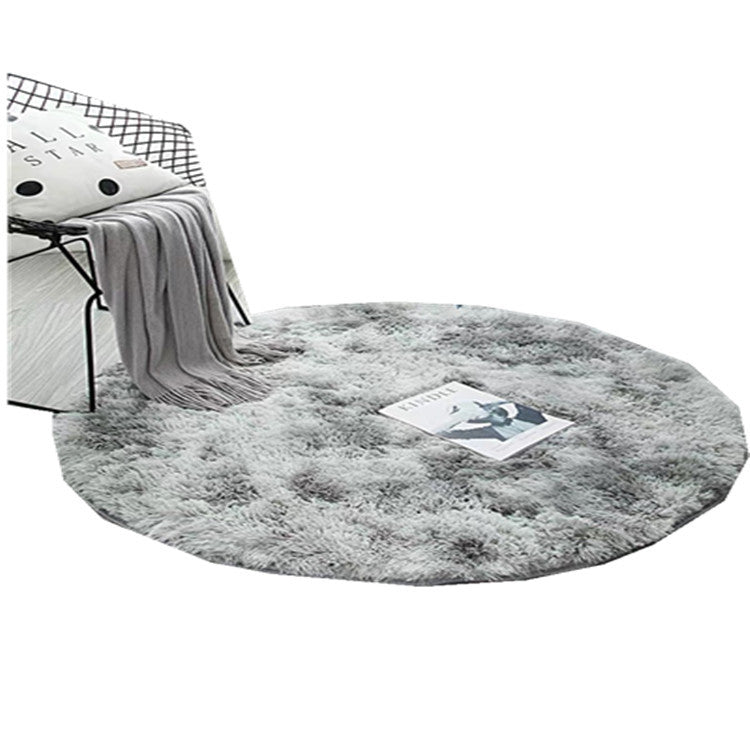 ins Nordic tie-dye gradient carpet factory direct round hanging basket chair tent mat living room floor mat can be customized