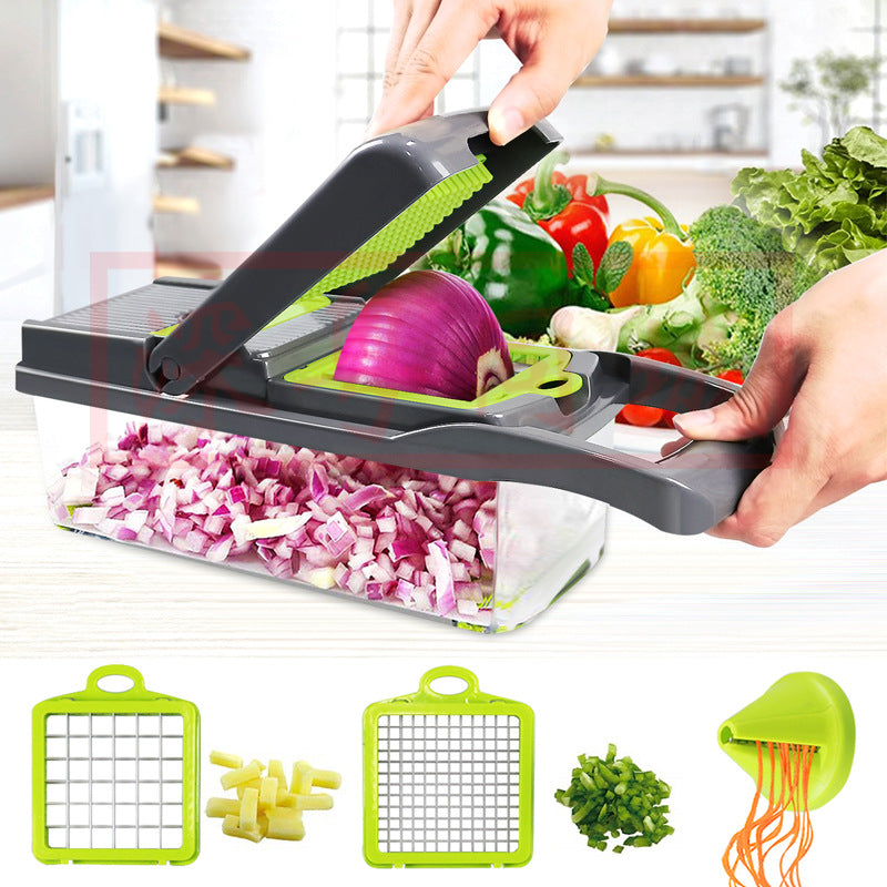 2019 cross-border new multi-functional vegetable cutting artifact vegetable cutter potato shredder artifact household grater