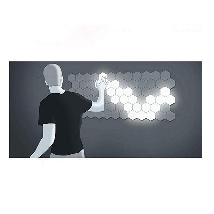 Quantum Combination Splicing Wall Light Smart Touch Sensor Light LED Honeycomb Aisle Bedroom Background Quantum Light