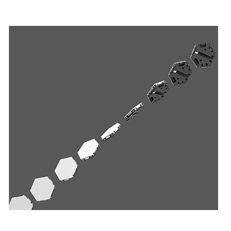 Quantum Combination Splicing Wall Light Smart Touch Sensor Light LED Honeycomb Aisle Bedroom Background Quantum Light