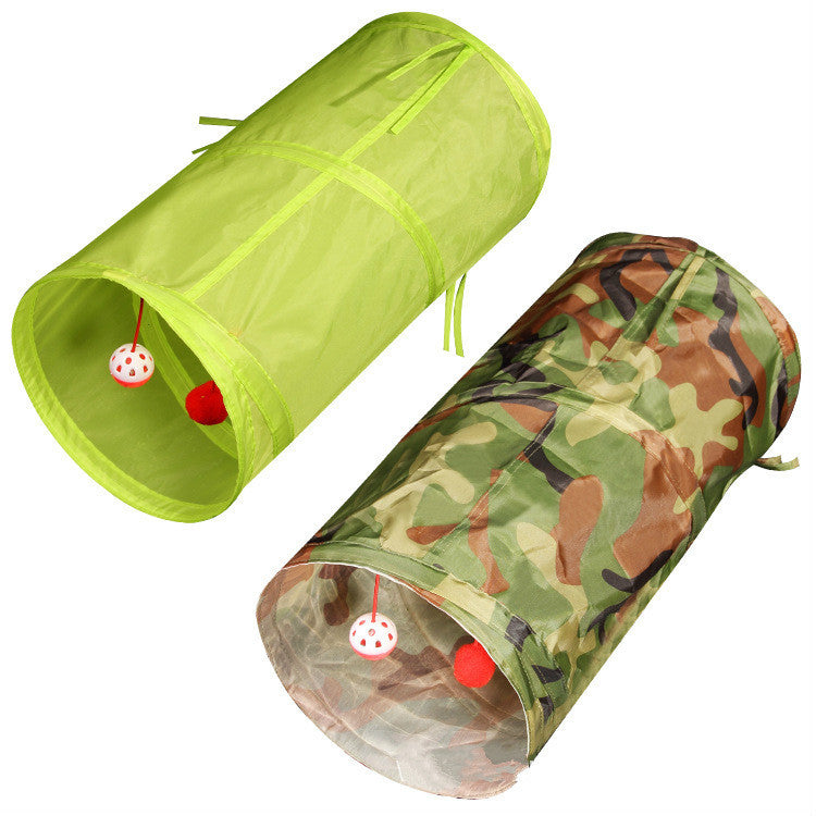 Pet supplies dog tunnel type toy cat channel rolling ground dragon pet tunnel dog household training with a piece of hair