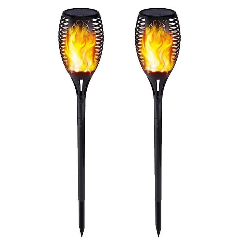 Explosive section cross-border dedicated for the flame lamp Amazon solar light LED outdoor waterproof lawn torch light garden light