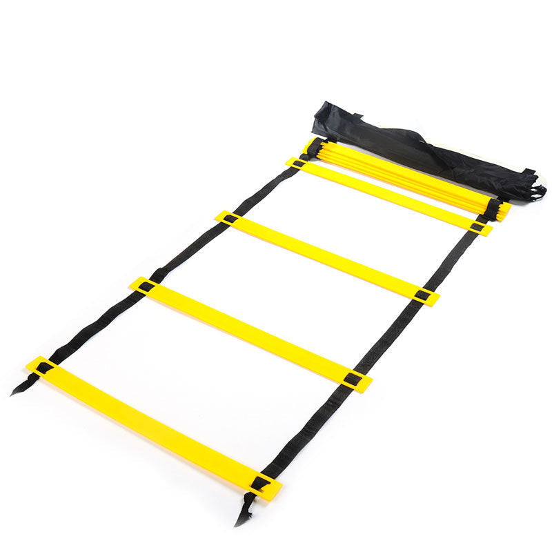 Factory direct football training rope ladder jump lattice ladder agility pace training speed ladder blue ball energy ladder training rope