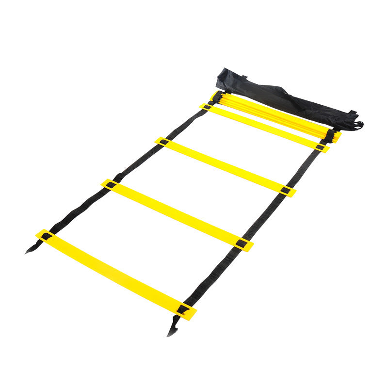 Factory direct football training rope ladder jump lattice ladder agility pace training speed ladder blue ball energy ladder training rope