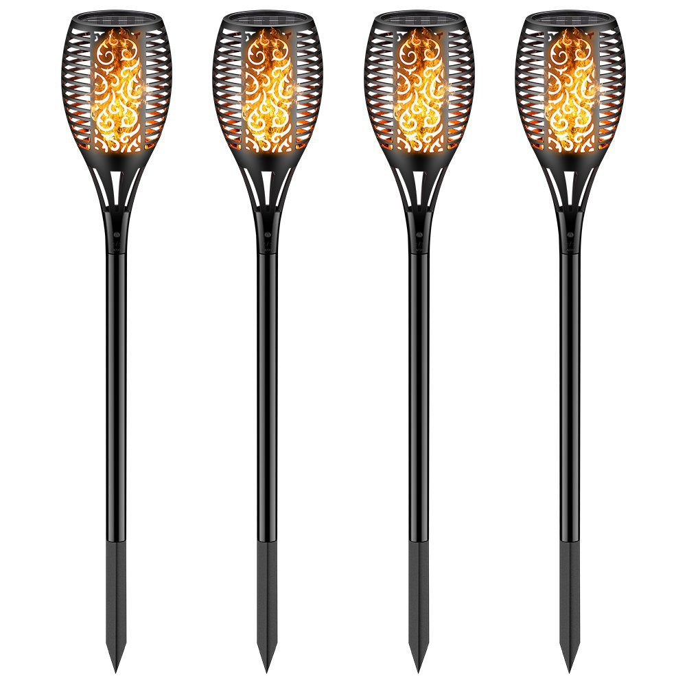 Explosive section cross-border dedicated for the flame lamp Amazon solar light LED outdoor waterproof lawn torch light garden light