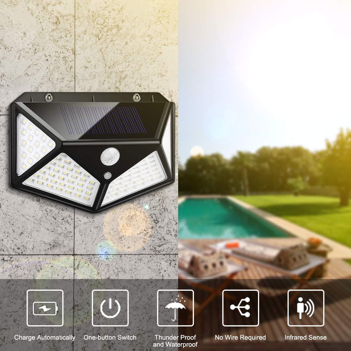 100LED solar wall light 100LED solar wall light