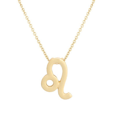 wish Amazon cross-border explosion models 12 twelve constellation necklace constellation card alloy pendant clavicle chain