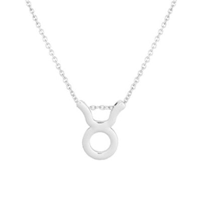 wish Amazon cross-border explosion models 12 twelve constellation necklace constellation card alloy pendant clavicle chain