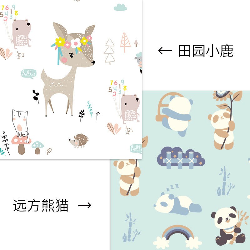 Factory wholesale crawling mat, environmentally friendly and tasteless baby play mat, thickened double-sided foldable xpe child crawling mat