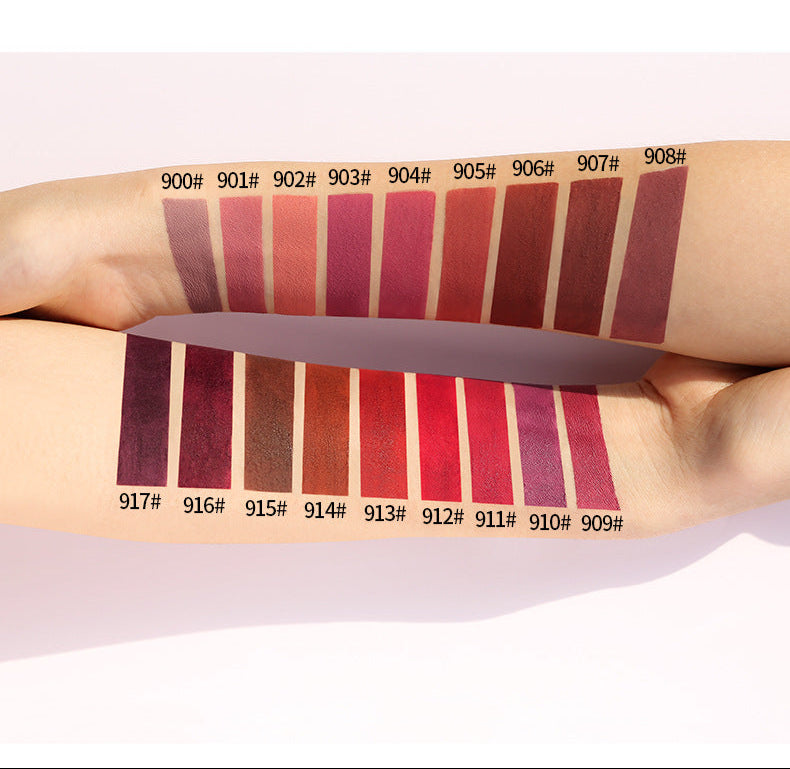 Mini Capsule Shape Lip Glaze Matte 18 Colors Lip Gloss Waterproof Long lasting Velvet Moisture Nude Lip gloss Lip Makeup TSLM1