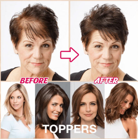 High simulation human scalp cover top cover white hair one piece thin and light no trace top top replacement piece 18 multicolor optional