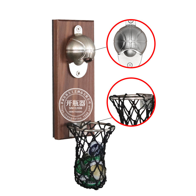 Basketball bottle opener without magnetic MOQ 10 units
